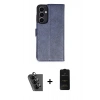 MARSİLYAN™- Galaxy A25 5G Kılıf Siluet Işık Serisi - Siyah 6D Antistatik Mat Seramik Hayalet Nano Ekran Koruyucu + Valdez Metal Kamera Lens - SH