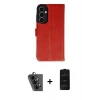 MARSİLYAN™- Galaxy A25 5G Kılıf Siluet Işık Serisi - Siyah 6D Antistatik Mat Seramik Hayalet Nano Ekran Koruyucu + Valdez Metal Kamera Lens - SH