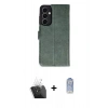 MARSİLYAN™- Galaxy A25 5G Kılıf Siluet Işık Serisi - Siyah Joko Magic 5D Cam + Kamera Lens Koruma Cam - SF