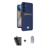 MARSİLYAN™- Galaxy A25 5G Kılıf Vadi Çizgi Prime - Siyah Joko Magic 5D Cam + Valdez Metal Kamera Lens - SH