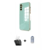 MARSİLYAN™- Galaxy A25 5G Kılıf Yankı Serisi - Siyah Joko Magic 5D Cam + Kamera Lens Koruma Cam - SF