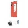 MARSİLYAN™- Galaxy A25 5G Kılıf Yankı Serisi - Siyah Joko Magic 5D Cam + Kamera Lens Koruma Cam - SF