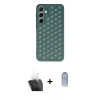 MARSİLYAN™- Galaxy A25 5G Kılıf Zirve Form - Siyah Joko Magic 5D Cam + Kamera Lens Koruma Cam - SF