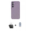 MARSİLYAN™- Galaxy A25 5G Kılıf Zirve Form - Siyah Joko Magic 5D Cam + Kamera Lens Koruma Cam - SF