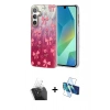 MARSİLYAN™- Galaxy A25 5G Kılıf Zirve Modern Prime - Siyah 3D Antistatik Seramik Nano Ekran Koruyucu + Kamera Lens Koruma Cam - SF
