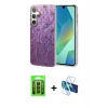 MARSİLYAN™- Galaxy A25 5G Kılıf Zirve Modern Prime - Siyah 3D Antistatik Seramik Nano Ekran Koruyucu + Raze Metal Kamera Lens - SH