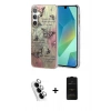 MARSİLYAN™- Galaxy A25 5G Kılıf Zirve Modern Prime - Siyah 6D Antistatik Mat Seramik Hayalet Nano Ekran Koruyucu + Valdez Metal Kamera Lens - GS