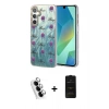 MARSİLYAN™- Galaxy A25 5G Kılıf Zirve Modern Prime - Siyah 6D Antistatik Mat Seramik Hayalet Nano Ekran Koruyucu + Valdez Metal Kamera Lens - GS