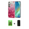 MARSİLYAN™- Galaxy A25 5G Kılıf Zirve Modern Prime - Siyah 6D Antistatik Mat Seramik Hayalet Nano Ekran Koruyucu + Raze Metal Kamera Lens - SH
