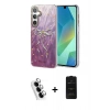 MARSİLYAN™- Galaxy A25 5G Kılıf Zirve Modern Prime - Siyah 6D Antistatik Mat Seramik Hayalet Nano Ekran Koruyucu + Valdez Metal Kamera Lens - GS