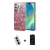 MARSİLYAN™- Galaxy A25 5G Kılıf Zirve Modern Prime - Siyah 6D Antistatik Mat Seramik Hayalet Nano Ekran Koruyucu + Valdez Metal Kamera Lens - GS