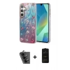 MARSİLYAN™- Galaxy A25 5G Kılıf Zirve Modern Prime - Siyah 6D Antistatik Mat Seramik Hayalet Nano Ekran Koruyucu + Valdez Metal Kamera Lens - SH