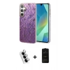 MARSİLYAN™- Galaxy A25 5G Kılıf Zirve Modern Prime - Siyah 6D Antistatik Mat Seramik Hayalet Nano Ekran Koruyucu + Valdez Metal Kamera Lens - GS