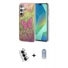 MARSİLYAN™- Galaxy A25 5G Kılıf Zirve Modern Prime - Siyah Joko Magic 5D Cam + Valdez Metal Kamera Lens - GS