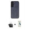 MARSİLYAN™- Galaxy A25 5G Kılıf Zirve Yansıma Serisi - Şeffaf Pasifik Cam Ekran Koruyucu + Kamera Lens Koruma Cam - SF