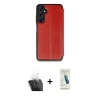 MARSİLYAN™- Galaxy A25 5G Kılıf Zirve Yansıma Serisi - Şeffaf Pasifik Cam Ekran Koruyucu + Kamera Lens Koruma Cam - SF