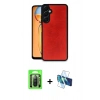 MARSİLYAN™- Galaxy A26 Kılıf Kıvılcım Işık Serisi - Siyah 3D Antistatik Seramik Nano Ekran Koruyucu + Raze Metal Kamera Lens - SH