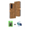 MARSİLYAN™- Galaxy A26 Kılıf Siluet Işık Serisi - Siyah 3D Antistatik Seramik Nano Ekran Koruyucu + Raze Metal Kamera Lens - SH