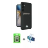 MARSİLYAN™- Galaxy A26 Kılıf Vadi Çizgi Prime - Siyah 3D Antistatik Seramik Nano Ekran Koruyucu + Raze Metal Kamera Lens - GS