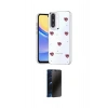 MARSİLYAN™- Galaxy A26 Kılıf Yörünge Form - Siyah 3D Antistatik Hayalet Cam Ekran Koruyucu