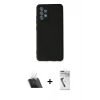 MARSİLYAN™- Galaxy A32 Kılıf Ahenk Serisi - Şeffaf Uv Polymer Nano Ekran Koruyucu + Kamera Lens Koruma Cam - SF
