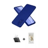 MARSİLYAN™- Galaxy A32 Kılıf Kozmos Yansıma Özel Seri - Siyah Mat Seramik Nano Ekran Koruyucu + Kamera Lens Koruma Cam - SF