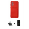 MARSİLYAN™- Galaxy A32 Kılıf Vadi Çizgi Prime - Siyah 6D Antistatik Mat Seramik Hayalet Nano Ekran Koruyucu + Kamera Lens Koruma Cam - SF