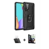 MARSİLYAN™- Galaxy A33 5G Kılıf Ahenk Klasik Koleksiyonu - Şeffaf Temperli Cam Ekran Koruyucu + Kamera Lens Koruma Cam - SF
