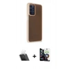 MARSİLYAN™- Galaxy A33 5G Kılıf Atlas Form - Şeffaf Temperli Cam Ekran Koruyucu + Kamera Lens Koruma Cam - SF