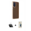 MARSİLYAN™- Galaxy A33 5G Kılıf Atlas Form - Siyah 6D Mat Seramik Hayalet Nano Ekran Koruyucu + Kamera Lens Koruma Cam - SF