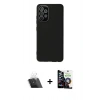 MARSİLYAN™- Galaxy A33 5G Kılıf Çekirdek Modern Serisi - Şeffaf Temperli Cam Ekran Koruyucu + Kamera Lens Koruma Cam - SF