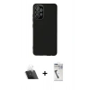 MARSİLYAN™- Galaxy A33 5G Kılıf Çekirdek Modern Serisi - Şeffaf Uv Polymer Nano Ekran Koruyucu + Kamera Lens Koruma Cam - SF