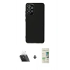 MARSİLYAN™- Galaxy A33 5G Kılıf Çekirdek Modern Serisi - Siyah 20D Premium Cam Ekran Koruyucu + Kamera Lens Koruma Cam - SF