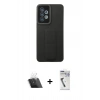 MARSİLYAN™- Galaxy A33 5G Kılıf Çekirdek Yansıma - Şeffaf Uv Polymer Nano Ekran Koruyucu + Kamera Lens Koruma Cam - SF