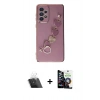 MARSİLYAN™- Galaxy A33 5G Kılıf Nova Işık Prime - Şeffaf Temperli Cam Ekran Koruyucu + Kamera Lens Koruma Cam - SF