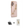 MARSİLYAN™- Galaxy A33 5G Kılıf Nova Işık Prime - Siyah Mat Seramik Nano Ekran Koruyucu + Kamera Lens Koruma Cam - SF