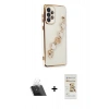 MARSİLYAN™- Galaxy A33 5G Kılıf Nova Işık Prime - Siyah Mat Seramik Nano Ekran Koruyucu + Kamera Lens Koruma Cam - SF