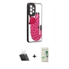 MARSİLYAN™- Galaxy A33 5G Kılıf Odak Klasik Serisi - Siyah 20D Premium Cam Ekran Koruyucu + Kamera Lens Koruma Cam - SF
