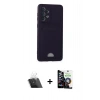 MARSİLYAN™- Galaxy A33 5G Kılıf Vadi Çizgi Prime - Şeffaf Temperli Cam Ekran Koruyucu + Kamera Lens Koruma Cam - SF