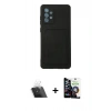 MARSİLYAN™- Galaxy A33 5G Kılıf Vadi Çizgi Prime - Şeffaf Temperli Cam Ekran Koruyucu + Kamera Lens Koruma Cam - SF