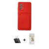 MARSİLYAN™- Galaxy A33 5G Kılıf Vadi Çizgi Prime - Siyah Mat Seramik Nano Ekran Koruyucu + Kamera Lens Koruma Cam - SF