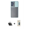 MARSİLYAN™- Galaxy A33 5G Kılıf Vadi Çizgi - Siyah 6D Mat Seramik Hayalet Nano Ekran Koruyucu + Kamera Lens Koruma Cam - SF