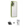 MARSİLYAN™- Galaxy A33 5G Kılıf Vadi Minimal - Şeffaf Uv Polymer Nano Ekran Koruyucu + Kamera Lens Koruma Cam - SF