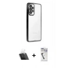 MARSİLYAN™- Galaxy A33 5G Kılıf Vadi Minimal - Şeffaf Uv Polymer Nano Ekran Koruyucu + Kamera Lens Koruma Cam - SF