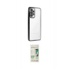 MARSİLYAN™- Galaxy A33 5G Kılıf Vadi Minimal - Siyah 20D Premium Cam Ekran Koruyucu