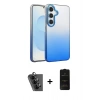 MARSİLYAN™- Galaxy A34 5G Kılıf Kıvılcım Minimal Özel Seri - Siyah 6D Antistatik Mat Seramik Hayalet Nano Ekran Koruyucu + Valdez Metal Kamera Lens - SH