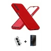 MARSİLYAN™- Galaxy A34 5G Kılıf Kozmos Yansıma Özel Seri - Siyah 3D Antistatik Hayalet Cam Ekran Koruyucu + Valdez Metal Kamera Lens - GS