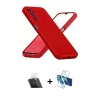MARSİLYAN™- Galaxy A34 5G Kılıf Kozmos Yansıma Özel Seri - Siyah 3D Antistatik Seramik Nano Ekran Koruyucu + Kamera Lens Koruma Cam - SF