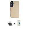MARSİLYAN™- Galaxy A34 5G Kılıf Siluet Işık Serisi - Şeffaf Pasifik Cam Ekran Koruyucu + Kamera Lens Koruma Cam - SF