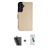 MARSİLYAN™- Galaxy A34 5G Kılıf Siluet Işık Serisi - Şeffaf Pasifik Cam Ekran Koruyucu + Valdez Metal Kamera Lens - SH